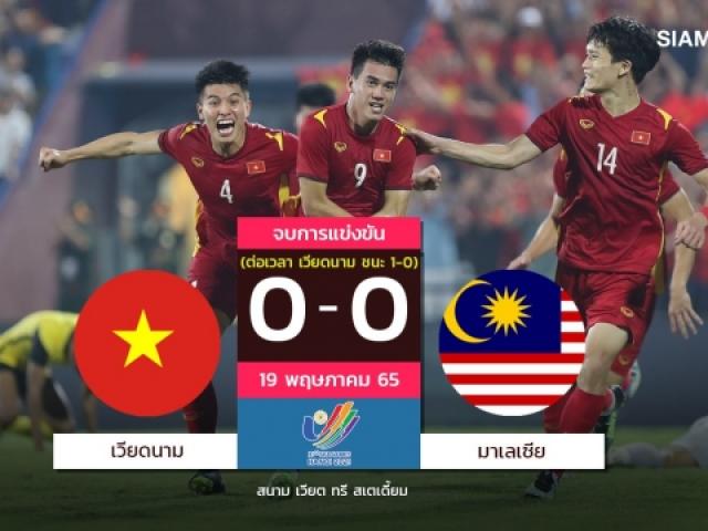 Dân mạng Thái Lan nói gì sau khi U23 Việt Nam thắng nghẹt thở U23 Malaysia