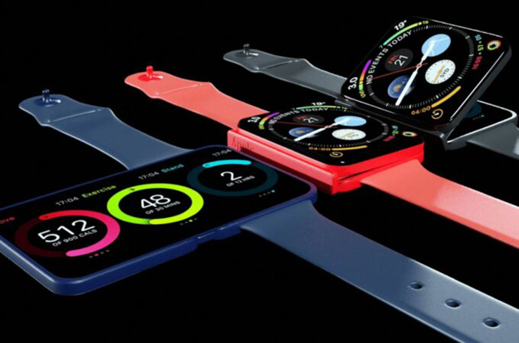Ý tưởng Apple Watch điên rồ với màn hình gập - 1
