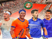 Thể thao - Lịch thi đấu đơn nam tennis giải Roland Garros 2022 mới nhất