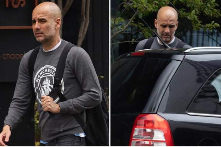 HLV Pep Guardiola cùng các học trò dự bữa tiệc ăn mừng chức vô địch giải Ngoại hạng Anh đến 3h sáng ngày 24/5 khiến ông khá mệt mỏi