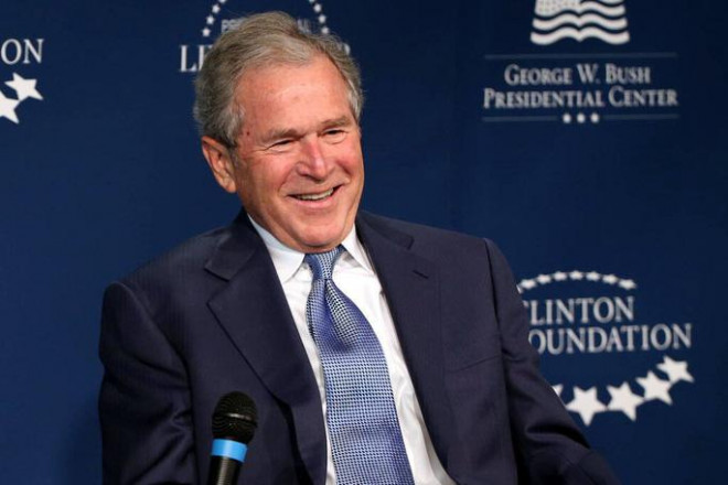 Cựu Tổng thống Mỹ George W. Bush. Ảnh: The New York Times