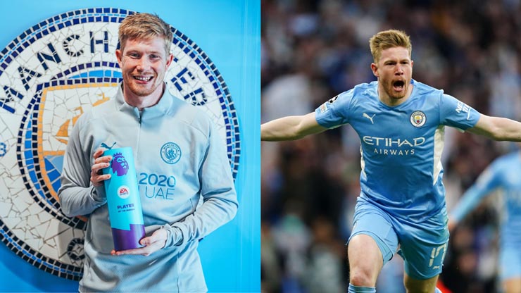 De Bruyne được trao danh hiệu "Cầu thủ xuất sắc nhất Ngoại hạng Anh 2021/22"