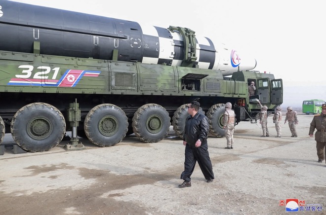 Triều Tiên từng phóng tên lửa đạn đạo liên lục địa Hwasong-17 vào ngày 24.3.