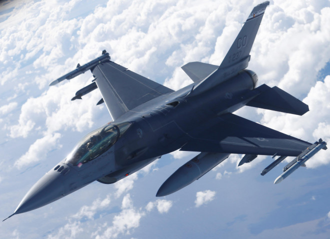 Máy bay chiến đấu F-16 của Mỹ. Ảnh: Reuters