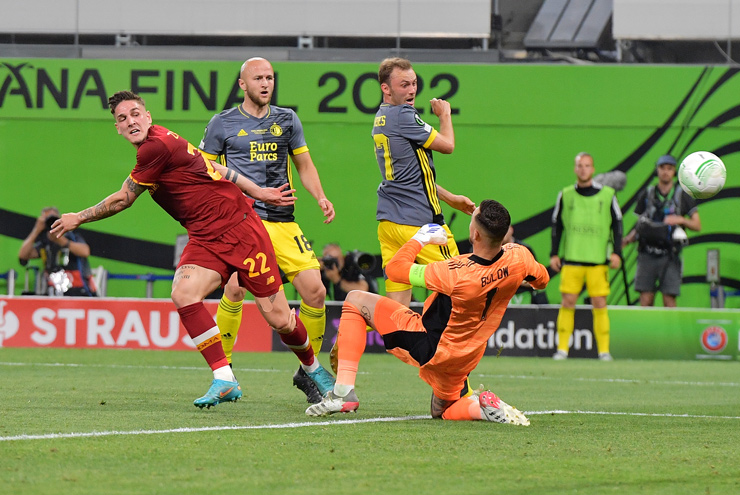 Zaniolo nhanh chân mở tỉ số cho AS Roma