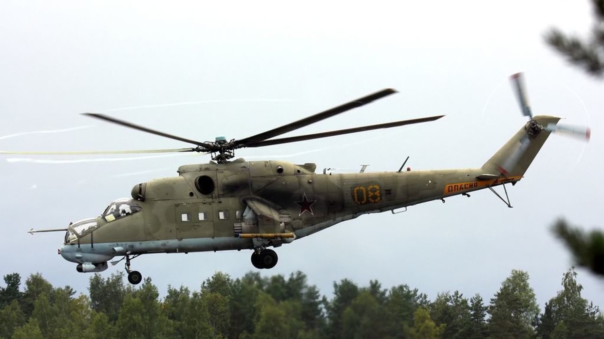 Một trực thăng Mi-24 của Nga.