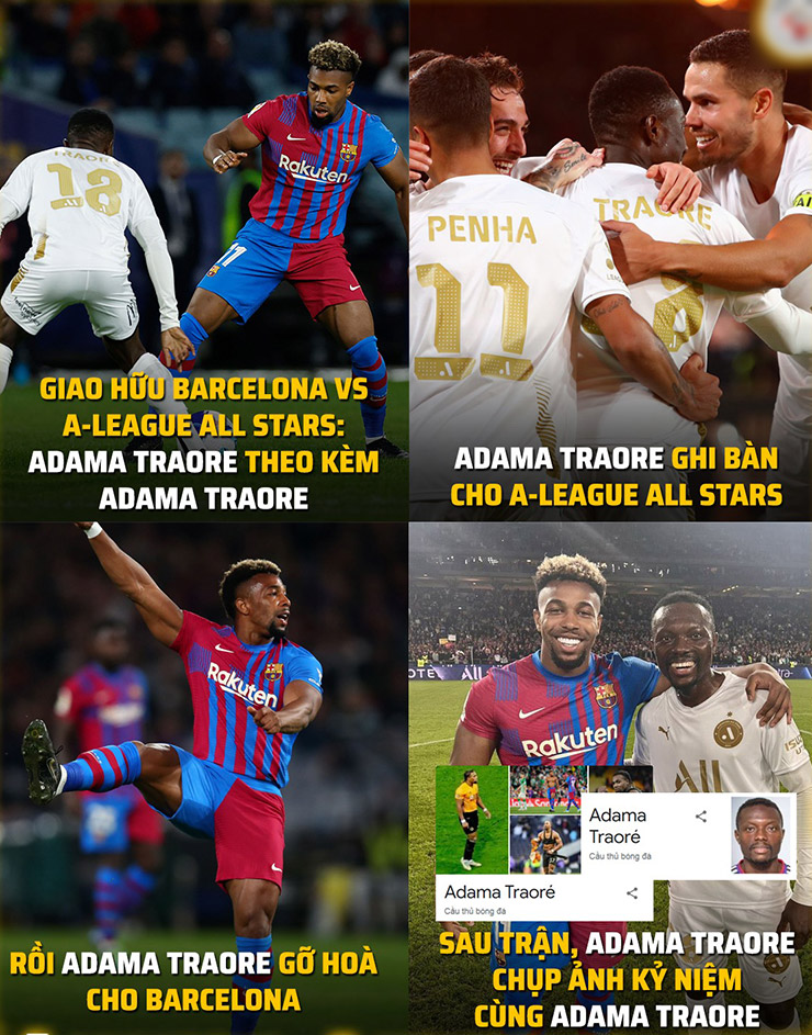 Màn độc diễn của Adama Traore.