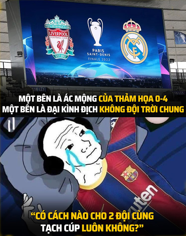 Đêm nay fan Barca còn không biết cổ vũ ai đây?