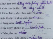 Giáo dục - du học - Học sinh cấp 1 làm bài tập tiếng Việt, mới câu đầu tiên mà phụ huynh đã &quot;cười ngất tới 3 ngày&quot;