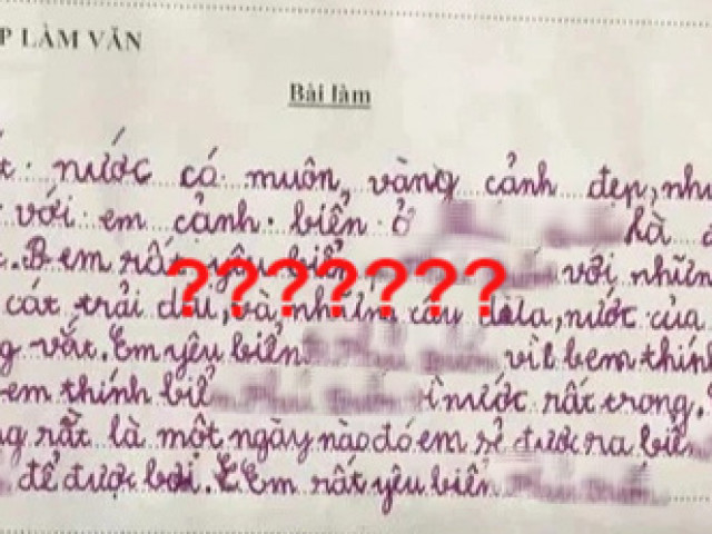 Bài Văn tả cảnh biển siêu nổi tiếng ở Việt Nam, nhưng khi search tên trên Google ai cũng hoang mang: Ủa là như nào đây?