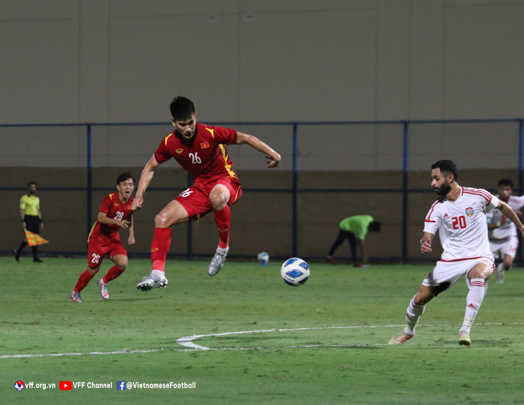 U23 Việt Nam để thua U23 UAE 0-3 ở trận giao hữu tối qua