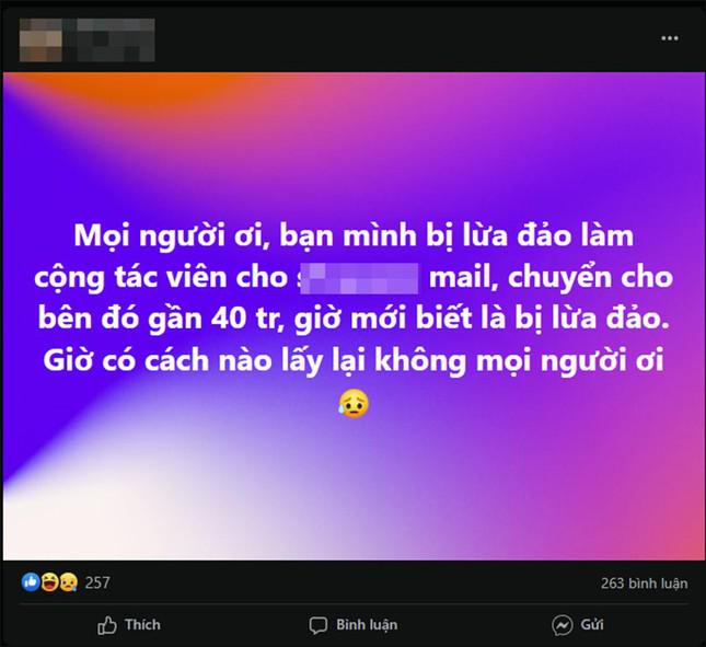 Nhiều nạn nhân bị lừa khi đi làm cộng tác viên bán hàng.