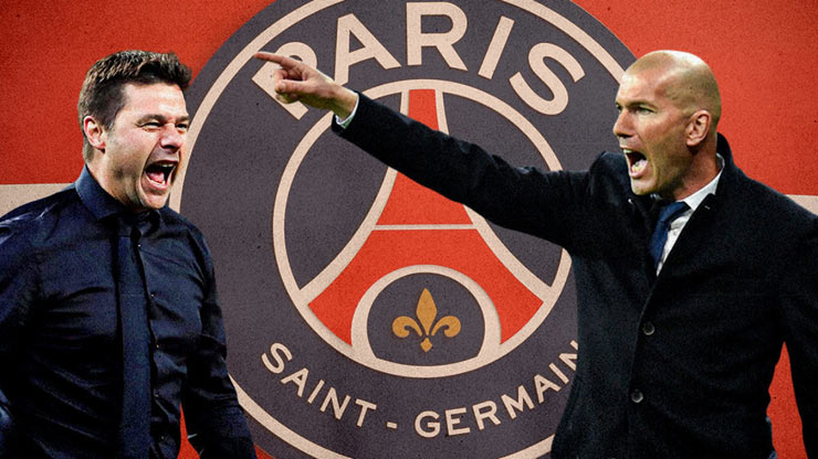 Theo báo chí Pháp, HLV Zinedine Zidane vừa từ chối dẫn dắt PSG thay thế Mauricio Pochettino