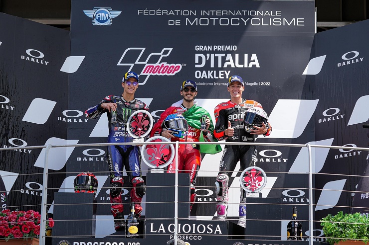 Podium chặng Italian GP 2022