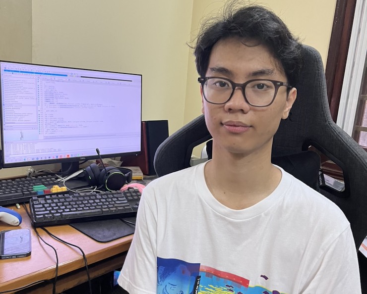 Hacker "mũ trắng" Trần Hữu Phúc Vinh (sinh năm 2000).
