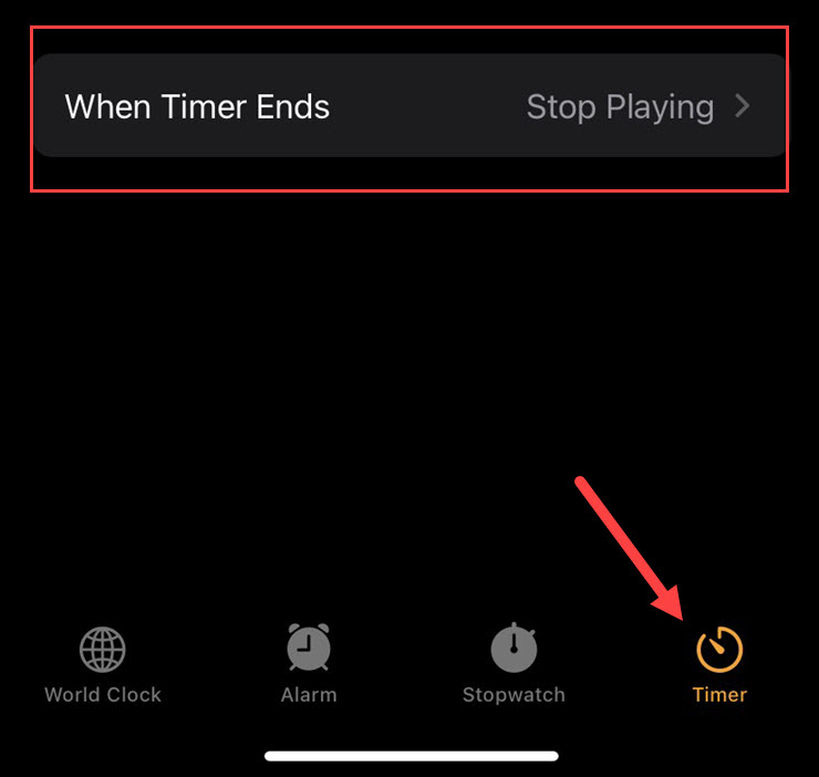 Tắt âm báo cho tính năng hẹn giờ của iPhone.
