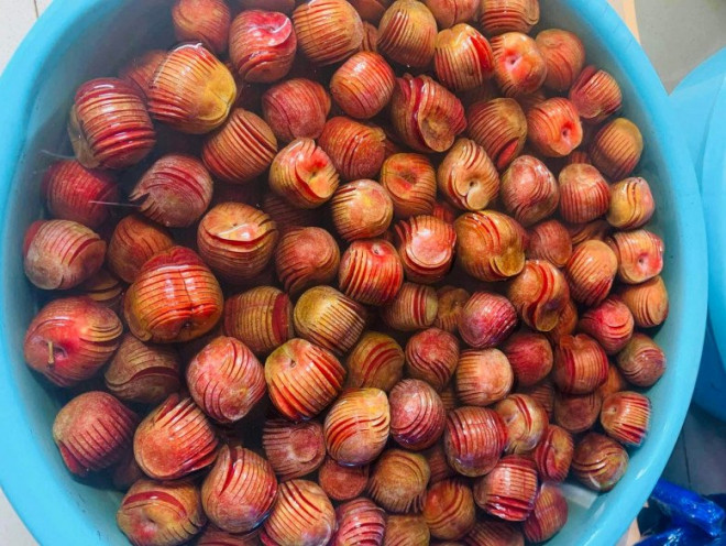 Plums are in season, learn from my mother to make sweet, delicious plum jam without being crushed - 5