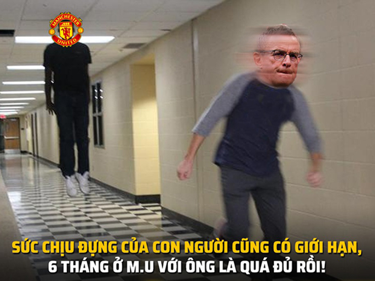 Ảnh chế: HLV Ralf Rangnick chính thức ”cuốn gói” rời khỏi MU