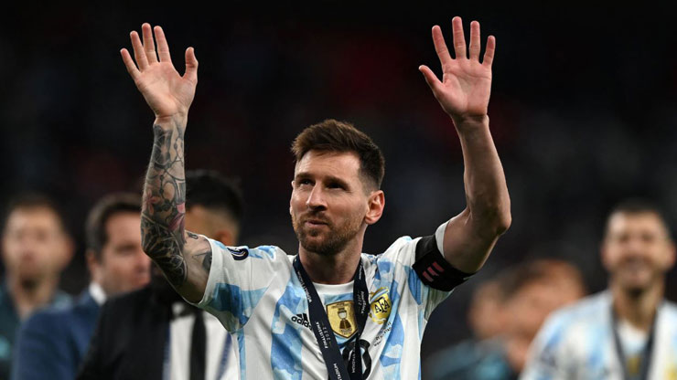 Messi lại được nhận danh hiệu "Cầu thủ xuất sắc nhất trận" và đoạt danh hiệu đáng nhớ sau 11 năm ở Wembley