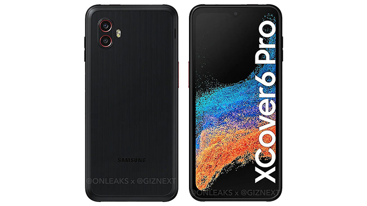 Ảnh kết xuất&nbsp;Galaxy Xcover6 Pro.