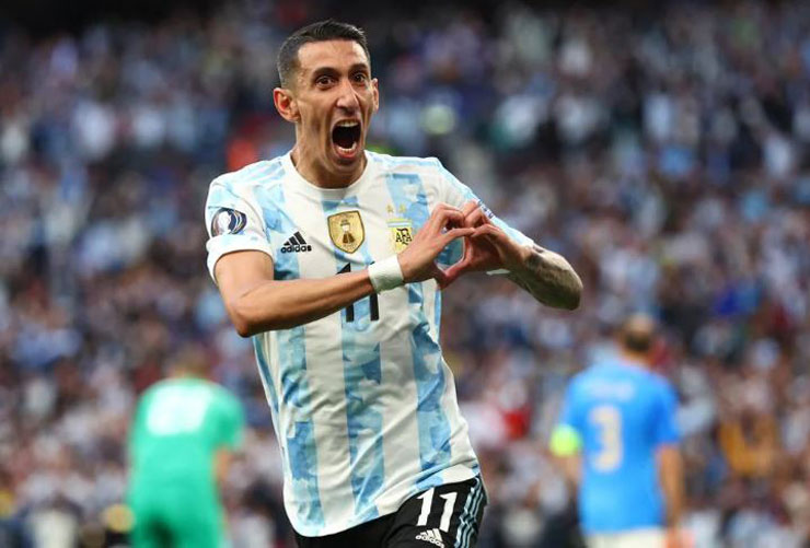 Di Maria nhân đôi cách biệt tỷ số cho "Các vũ công Tango" cuối hiệp 1