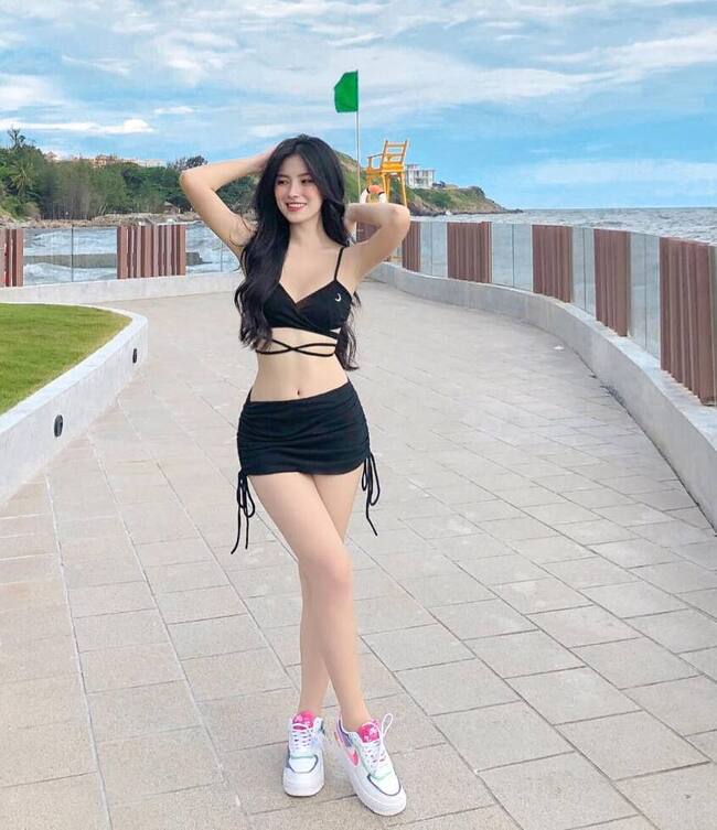 Thụy Hân là hot girl nổi tiếng với gần 500 nghìn lượt theo dõi trên Instagram cá nhân.
