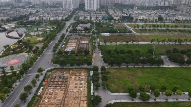 Close-up of the project "trillion"  of Nam Cuong removed the growing grass after nearly 10 years of approval - 1