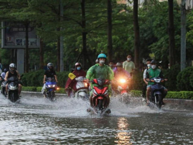 Hà Nội: Những tuyến phố sẽ ngập nước nếu trời tiếp tục mưa lớn