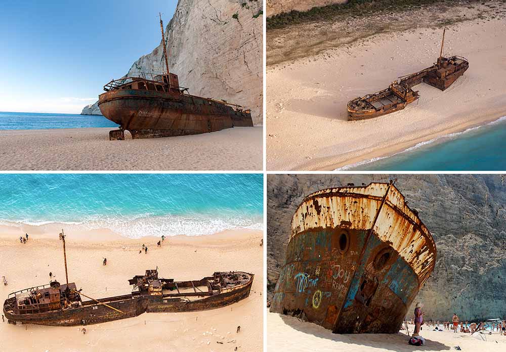 The most beautiful shipwreck beach in Greece, the unspoiled scenery is 