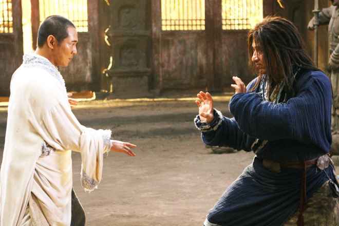 Lý Liên Kiệt và Thành Long trong phim "Vua Kungfu".