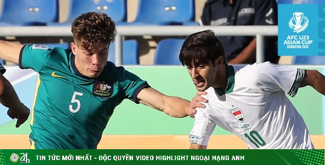 Soccer video U23 Iraq – U23 Australia: Surprised red card & super product “scorpion” (Asian U23)