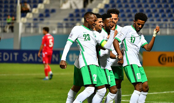 U23 Saudi Arabia football video - U23 Tajikistan: Super hit heel, "destroy"  Round 2 - 1