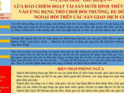 Pháp luật - Công an Bình Dương vừa cảnh báo chiêu lừa khó tin