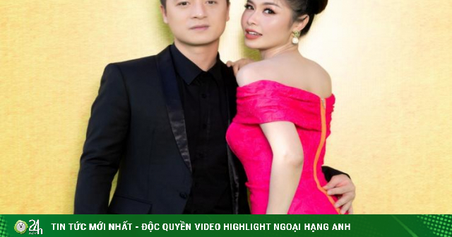 Husband and wife Dang Khoi and Thuy Anh put on luxurious clothes to attend the fashion show-Fashion