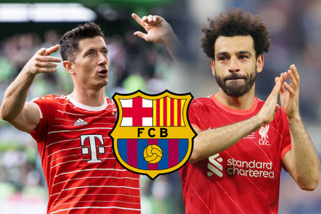 Barcelona chơi lớn chấn động châu Âu: "Đi đêm" với Salah, tự tin mua Lewandowski