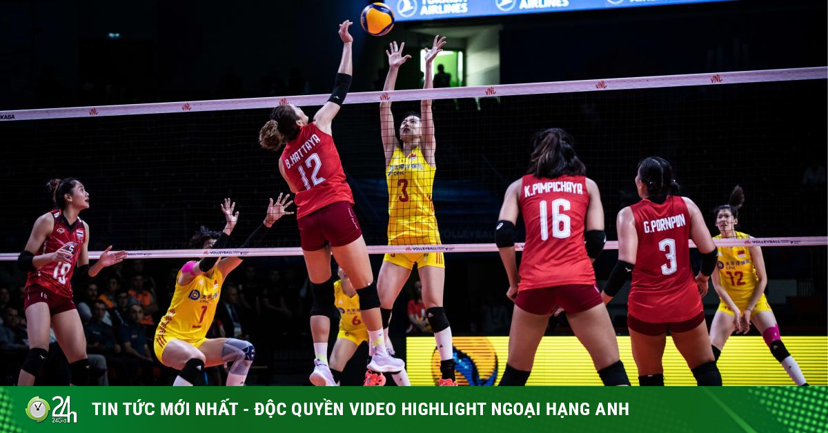 World women’s volleyball earthquake: Thailand’s “long-legged” team beat China