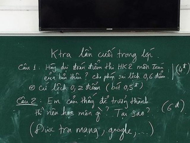 Những bài ”kiểm tra” cuối cùng của đời học sinh: Đọc xong đề bài ai nấy đều vô cùng xúc động!