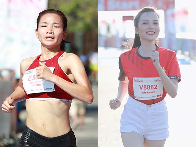 “Nữ hoàng điền kinh” SEA Games và dàn người đẹp tỏa sáng giải Tiền Phong Marathon