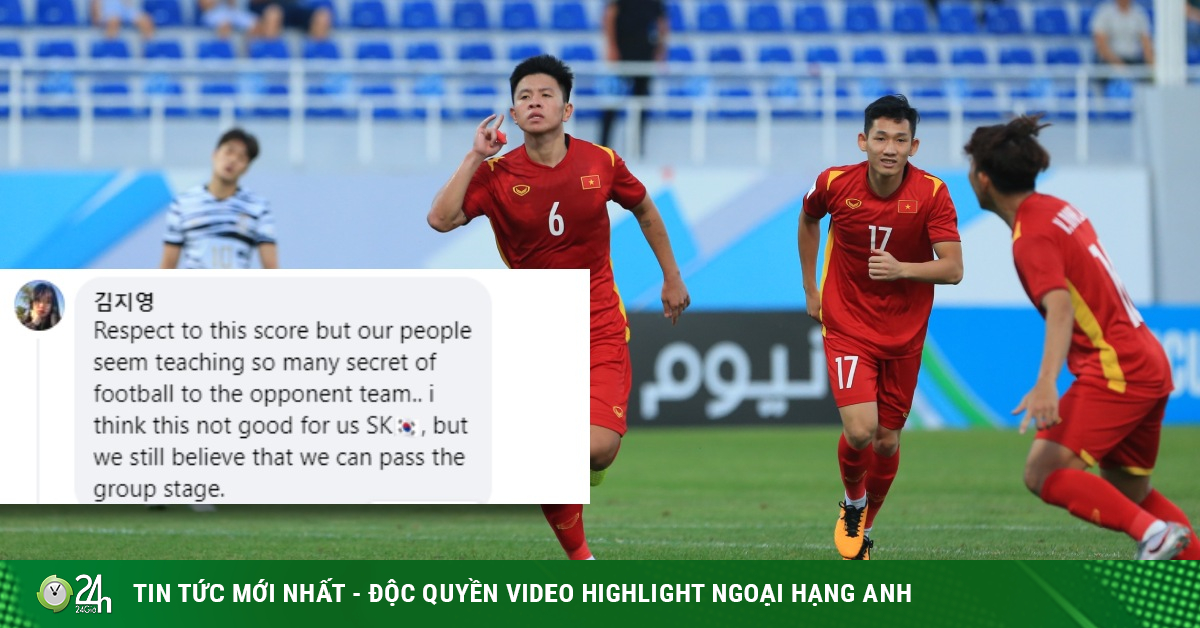 Thai fans praise Vietnam’s U23 No. 1 in Southeast Asia, Korean fans blame Mr. Gong