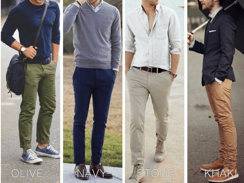 How to wear Chinos pants properly?  - first