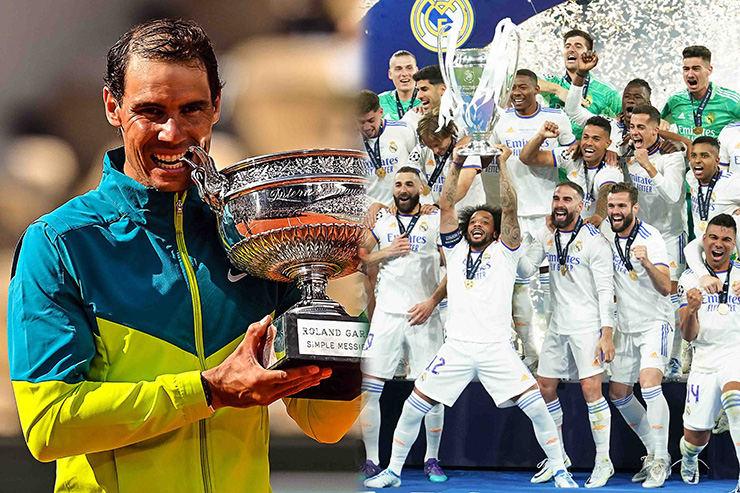 Nadal cân bằng 14 lần vô địch Champions League của Real Madrid bằng danh hiệu Roland Garros thứ 14