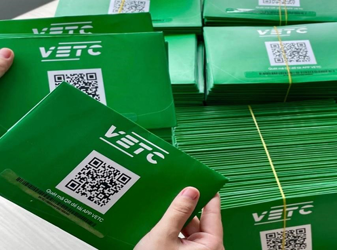 Bộ dán thẻ Etag gửi cho khách hàng đăng ký chương trình tự dán thẻ tại nhà.