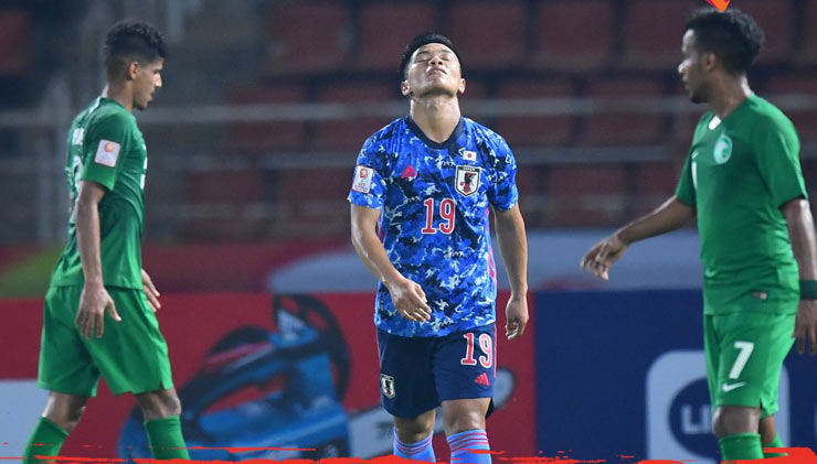 Japan U23 football video - Saudi Arabia U23: Significant pressure, "Spider-Man"  shine (Asia U23) (H1) - 1