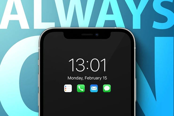 iOS 16 sẽ có màn hình luôn bật.