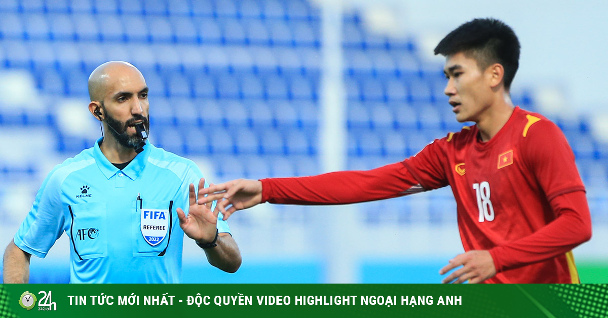 VAR helps Vietnam U23 benefit, SAO U23 Korea “escapes” the referee and can’t escape