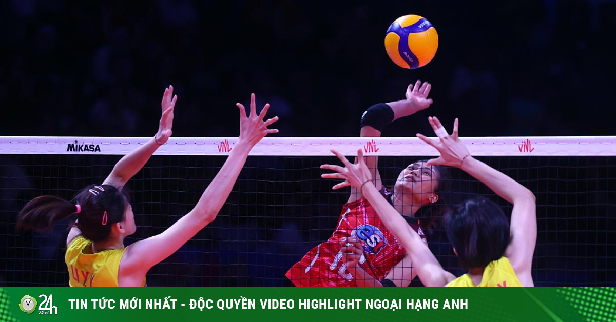 Volleyball legs 1m8 high scored 60 points to help Thailand defeat 2 world “boobs”