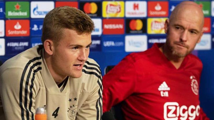 De Ligt có thể đến MU theo HLV Ten Hag