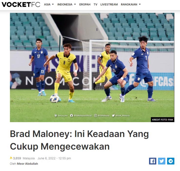 U23 Vietnam received good news: U23 Malaysia disbanded, the head coach was disgruntled and demanded to return the seat - 1