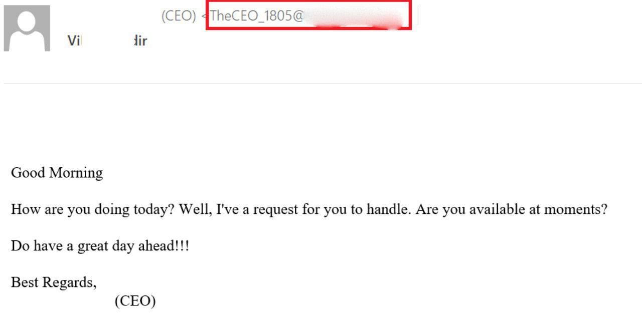 Một ví dụ của chiến dịch lừa đảo CEO quy mô lớn.