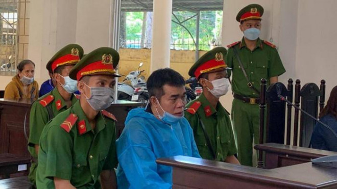 Bị cáo Trần Phước Tân tại phiên tòa